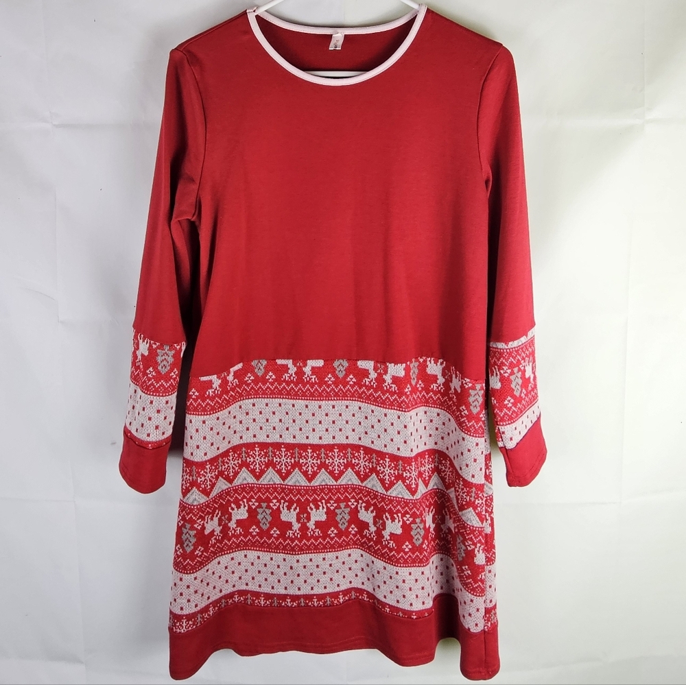 Order Plus Christmas Shirt Dress Size S | Holiday Winter Santa Claus X-Mas Fall